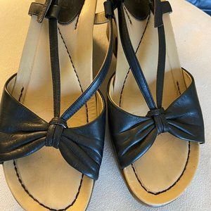 Dansko black sandals, 38
